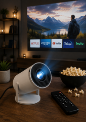 Mini LED Projector – Portable HD Home Theater Projector