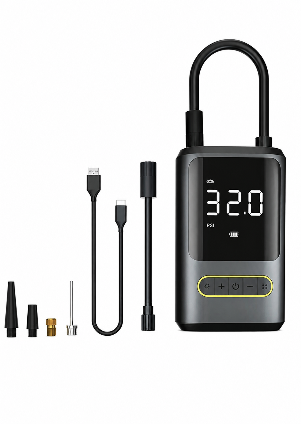 Portable Air Compressor – 12V Digital Tire Inflator