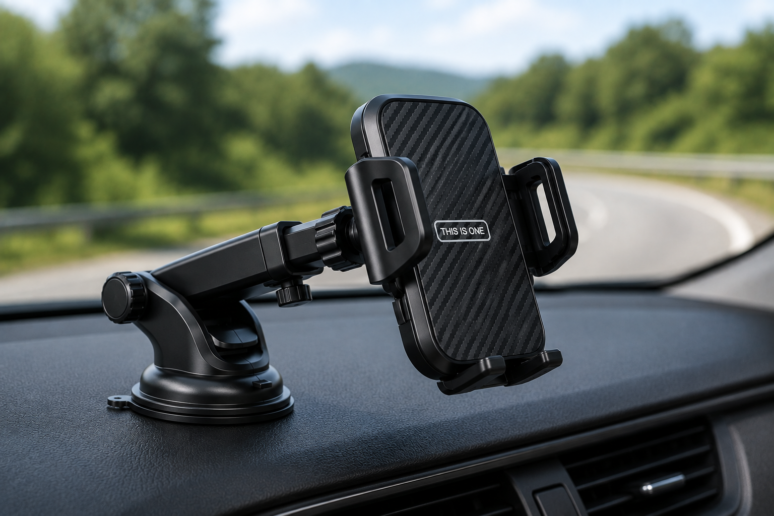 360° Rotating Car Phone Holder – Universal Dashboard & Windshield Mount