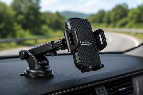 360° Rotating Car Phone Holder – Universal Dashboard & Windshield Mount