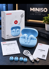 MINISO MR3 HS103 Wireless Bluetooth Earbuds – TWS with Charging Case
