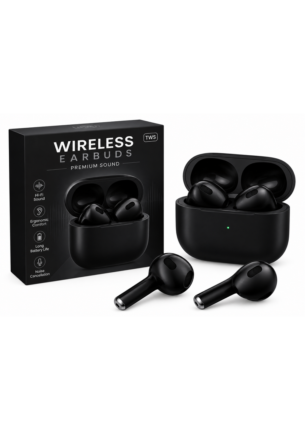 Wireless Earbuds Bluetooth 5.3 TWS HD Stereo Sound